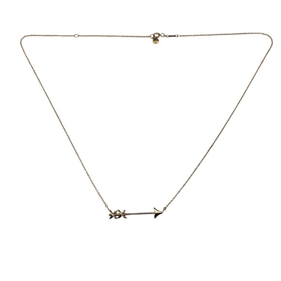 Tiffany & Co. Paloma Picasso 18K Rose Gold Arrow Pendant Necklace #23198